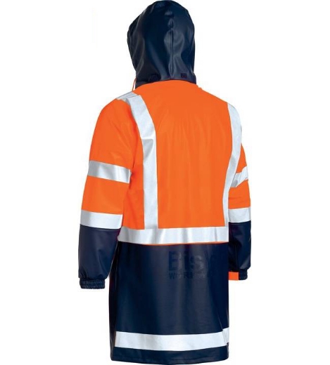 Picture of Bisley, Taped Hi Vis Stretch Pu Rain Coat